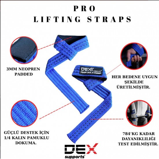 Pro Lifting Straps PADDED 2’Li Paket