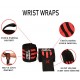 Dex Supports Wrist Wraps Kırmızı Siyah