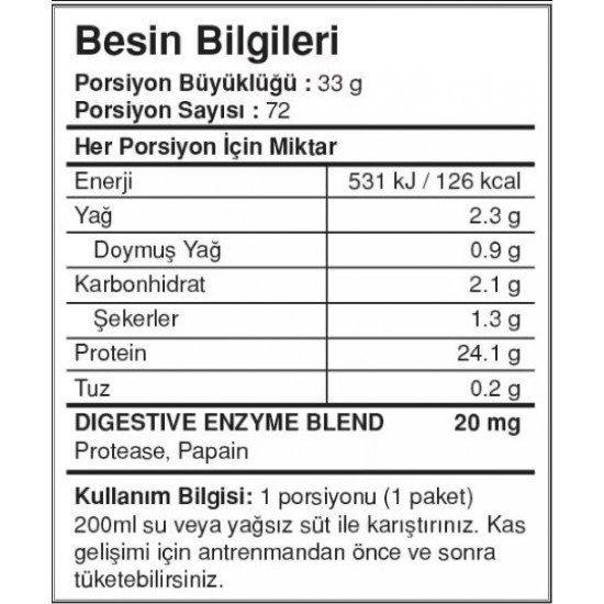 Bigjoy Sports BIGWHEY Whey Protein Classic Çikolata 2448g 72 Servis