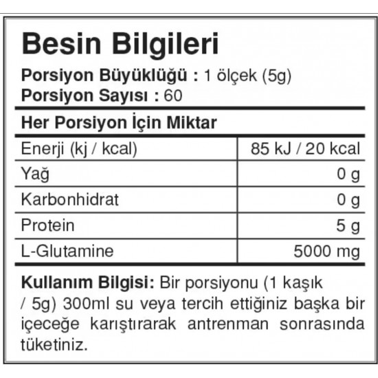 Bigjoy Sports Glutabig Powder Aromasız 300g