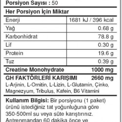 Bigjoy Sports BIGMASSGO GH FACTORS Çilek 50 Servis