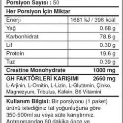 Bigjoy Sports BIGMASSGO GH FACTORS Çikolata 50 Servis