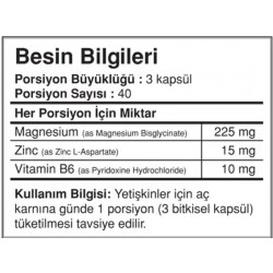 Bigjoy Sports ZMA 120 Capsül