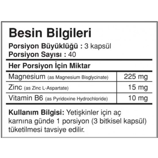 Bigjoy Sports ZMA 120 Capsül