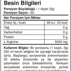 Bigjoy Sports Arginine Powder Aromasız 300g