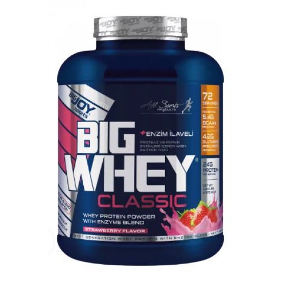 Bigjoy Sports BIGWHEY Whey Protein Classic Çilek 2376g 72 Servis